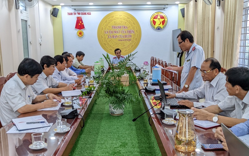 Thanh tra tỉnh tổ chức công khai Kết luận thanh tra về việc chấp hành pháp luật tại Trung tâm y tế huyện Tư Nghĩa