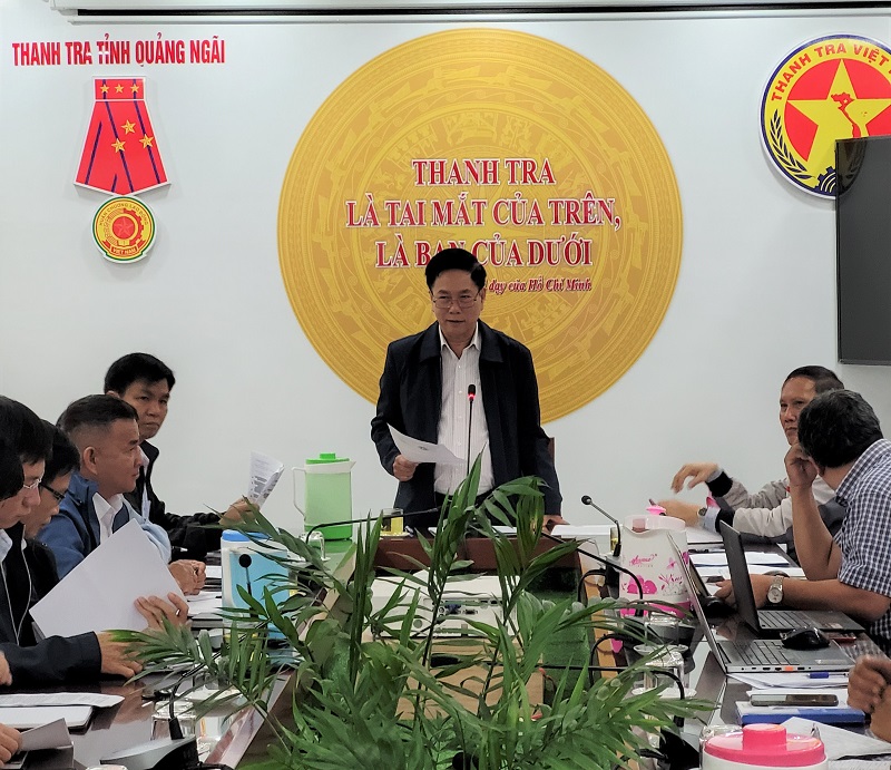 Thanh tra tỉnh tổ chức họp xử lý chồng chéo, trùng lặp trong kế hoạch thanh tra, kiểm tra năm 2023 trên địa bàn tỉnh Quảng Ngãi