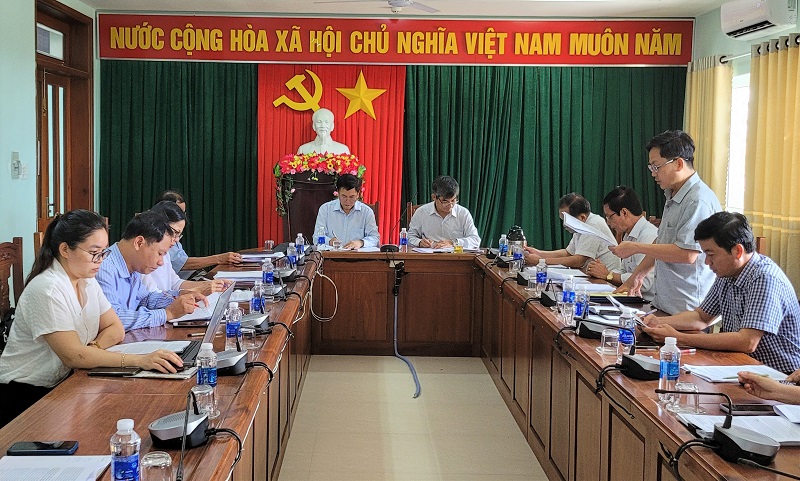 Thanh tra tỉnh Quảng Ngãi làm việc với Ủy ban nhân dân huyện Sơn Tịnh về công tác ngành thanh tra