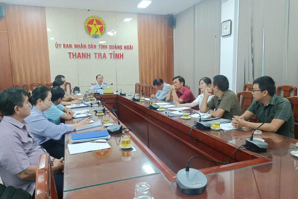 Thanh tra tỉnh làm việc về thực hiện Kết luận thanh tra và quyết định về xử lý sau thanh tra