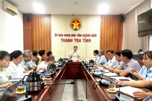 Ban Chỉ đạo phòng, chống tham nhũng, lãng phí, tiêu cực tỉnh làm việc với Thanh tra tỉnh về việc kiểm tra, rà soát các cuộc thanh tra kinh tế - xã hội năm 2025