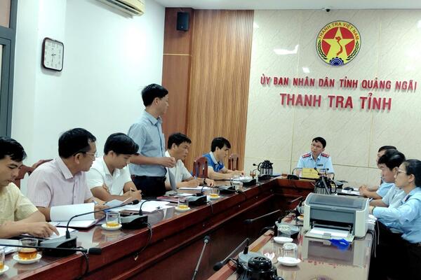 Thanh tra tỉnh Quảng Ngãi tổ chức đối thoại giải quyết khiếu nại (lần hai) của ông Võ Trượng