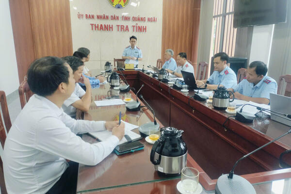 Thanh tra tỉnh Quảng Ngãi công bố Quyết định thanh tra việc chấp hành pháp luật về bồi thường, hỗ trợ, tái định cư đối với phần diện tích 2,98ha thuộc dự án Nhà máy điện tua bin khí hỗn hợp Dung Quất I và dự án Nhà máy điện tua bin khí hỗn hợp Dung Quất III