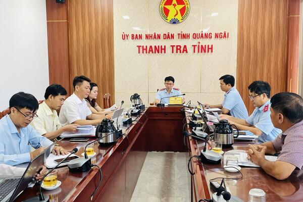 Chánh Thanh tra tỉnh Quảng Ngãi tổ chức đối thoại giải quyết khiếu nại (lần hai) của ông Huỳnh Xin