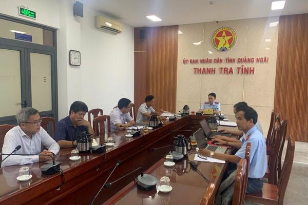 Thanh tra tỉnh Quảng Ngãi tổ chức đối thoại giải quyết khiếu nại (lần hai) của ông Nguyễn Sỹ
