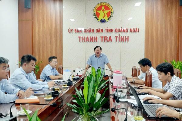 Thanh tra tỉnh Quảng Ngãi công bố quyết định thanh tra việc thực hiện pháp luật về phòng, chống tham nhũng tại Công ty Cổ phần Bao bì và Thương mại Dầu khí Bình Sơn